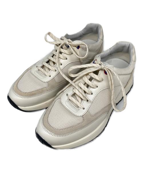 BOSS（ボス）BOSS (ボス) ローカットスニーカー アイボリー サイズ:41の古着・服飾アイテム