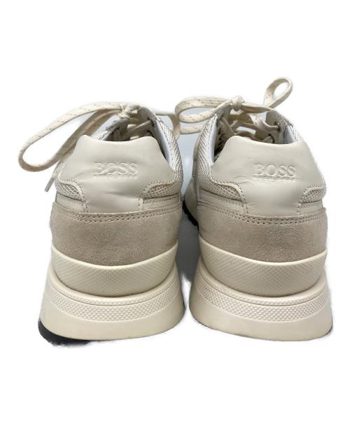 BOSS（ボス）BOSS (ボス) ローカットスニーカー アイボリー サイズ:41の古着・服飾アイテム