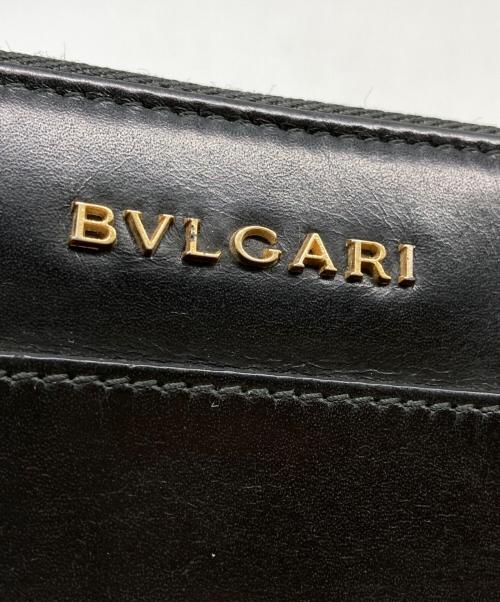 BVLGARI（ブルガリ）BVLGARI (ブルガリ) セルペンティ ラウンドファスナー財布 ブラックの古着・服飾アイテム