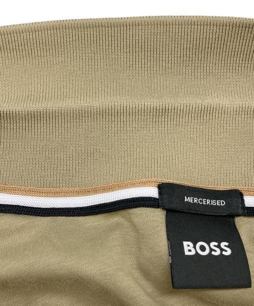 BOSS（ボス）BOSS (ボス) ハーフジップポロシャツ オリーブ サイズ:Mの古着・服飾アイテム