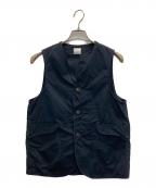 POST O'ALLSポストオーバーオールズ）の古着「ROYAL TRAVELER VEST」｜ネイビー