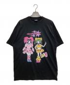nice ghost clubナイス ゴースト クラブ）の古着「プリントTシャツ」｜ブラック