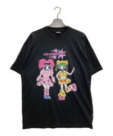 nice ghost club（ナイス ゴースト クラブ）の古着「プリントTシャツ」｜ブラック