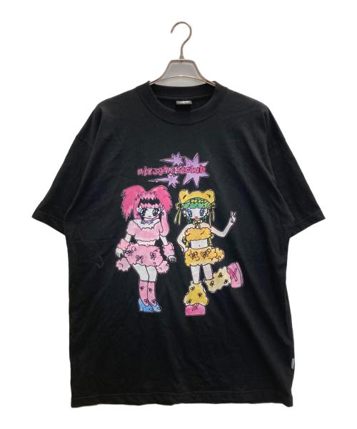 nice ghost club（ナイス ゴースト クラブ）nice ghost club (ナイス ゴースト クラブ) プリントTシャツ ブラック サイズ:Sの古着・服飾アイテム