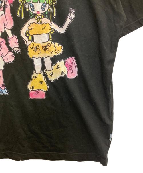 nice ghost club（ナイス ゴースト クラブ）nice ghost club (ナイス ゴースト クラブ) プリントTシャツ ブラック サイズ:Sの古着・服飾アイテム