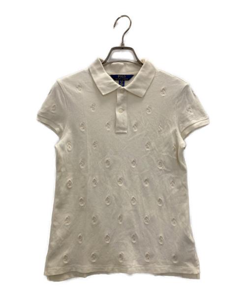 POLO RALPH LAUREN（ポロ・ラルフローレン）POLO RALPH LAUREN (ポロ・ラルフローレン) ポロシャツ アイボリー サイズ:XL(キッズ16）の古着・服飾アイテム