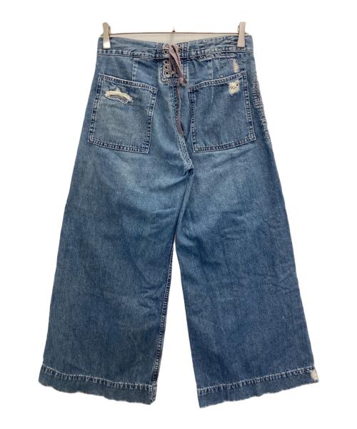 RALPH LAUREN（ラルフローレン）RALPH LAUREN (ラルフローレン) パッチワークセーラーデニムパンツ インディゴ サイズ:Ｍの古着・服飾アイテム