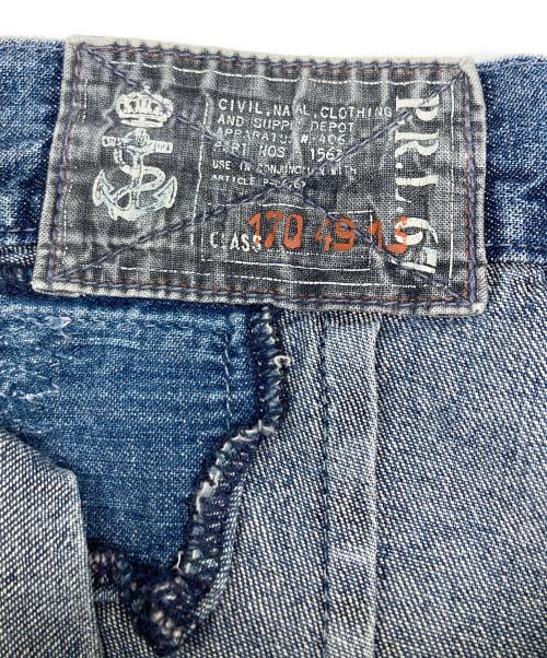 RALPH LAUREN（ラルフローレン）RALPH LAUREN (ラルフローレン) パッチワークセーラーデニムパンツ インディゴ サイズ:Ｍの古着・服飾アイテム