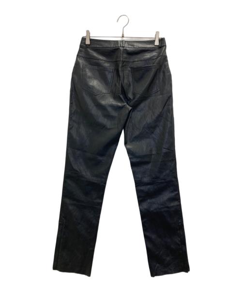 ok.soon（オクスン）ok.soon (オクスン) new fake leather pants ブラック サイズ:2の古着・服飾アイテム