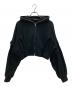 LIMI feu（リミフゥ）の古着「40/2 COTTON REMOVABLE SLEEVE PARKER」｜ブラック