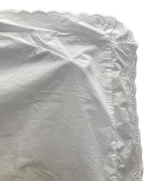 MM6 Maison Margiela（エムエムシックスメゾンマルジェラ）MM6 Maison Margiela (エムエムシックスメゾンマルジェラ) LACE SLEEVELESS SHIRT ホワイト サイズ:38の古着・服飾アイテム