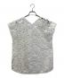 theory (セオリー) EMBROIDERED TEE/レース コンビ Vネック カットソー ホワイト サイズ:S：4000円