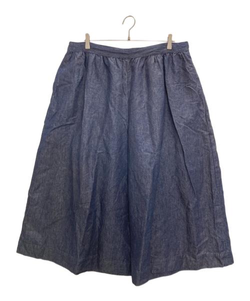 Gauze（ガーゼ）Gauze (ガーゼ) コットンリネンデニムサロペット インディゴ サイズ:FREEの古着・服飾アイテム
