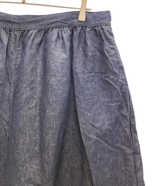 Gauze（ガーゼ）Gauze (ガーゼ) コットンリネンデニムサロペット インディゴ サイズ:FREEの古着・服飾アイテム