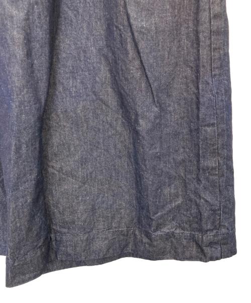 Gauze（ガーゼ）Gauze (ガーゼ) コットンリネンデニムサロペット インディゴ サイズ:FREEの古着・服飾アイテム