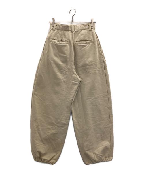 ETRE TOKYO（エトレトウキョウ）ETRE TOKYO (エトレトウキョウ) スウェットタックパンツ ベージュ サイズ:Sの古着・服飾アイテム