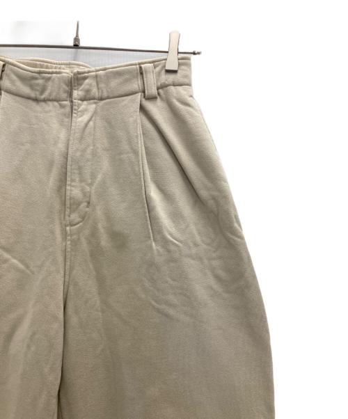 ETRE TOKYO（エトレトウキョウ）ETRE TOKYO (エトレトウキョウ) スウェットタックパンツ ベージュ サイズ:Sの古着・服飾アイテム