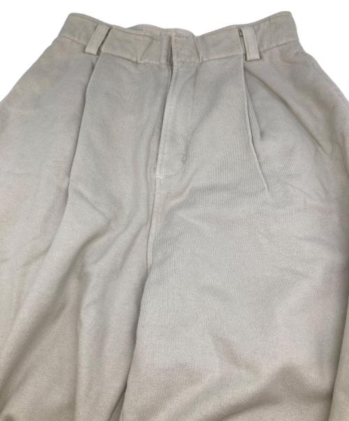 ETRE TOKYO（エトレトウキョウ）ETRE TOKYO (エトレトウキョウ) スウェットタックパンツ ベージュ サイズ:Sの古着・服飾アイテム