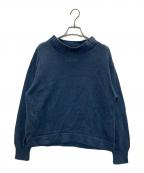 MHL×MARGARET HOWELLマーガレットハウエル×マーガレットハウエル）の古着「TWISTED COTTON LINEN KNIT」｜ブルー