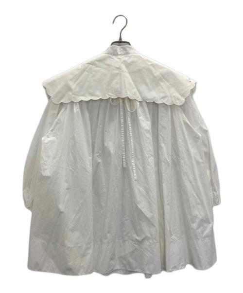 patou（パトゥ）Patou (パトゥ) コミューニオン コットントップ ホワイト サイズ:36の古着・服飾アイテム