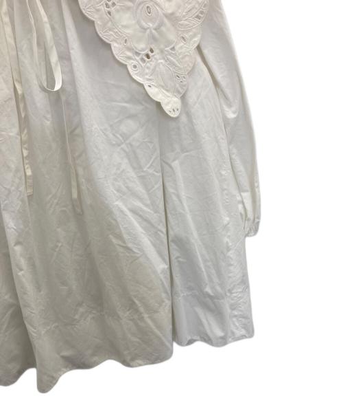 patou（パトゥ）Patou (パトゥ) コミューニオン コットントップ ホワイト サイズ:36の古着・服飾アイテム