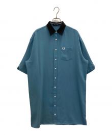 FRED PERRY（フレッドペリー）の古着「半袖ワンピース」｜ブルー