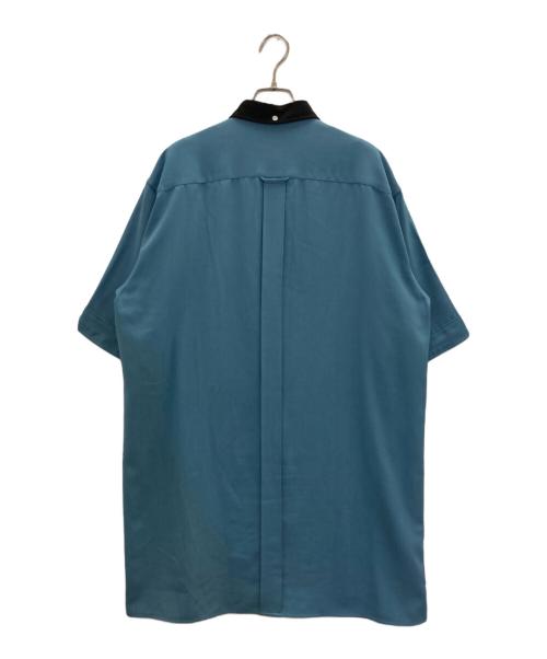 FRED PERRY（フレッドペリー）FRED PERRY (フレッドペリー) 半袖ワンピース ブルー サイズ:36の古着・服飾アイテム