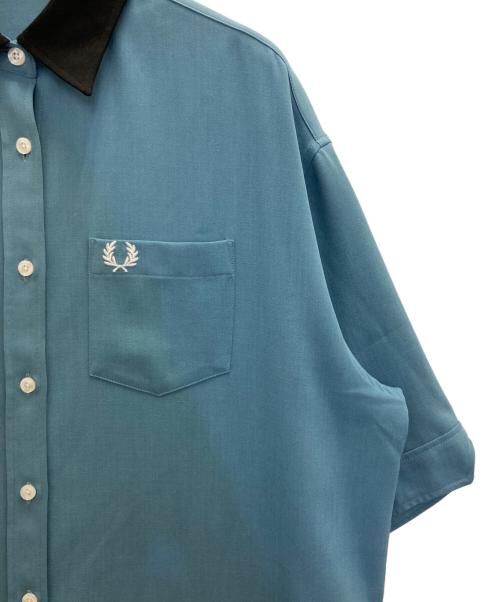 FRED PERRY（フレッドペリー）FRED PERRY (フレッドペリー) 半袖ワンピース ブルー サイズ:36の古着・服飾アイテム
