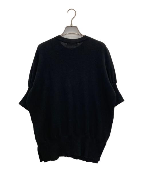 machatt（マチャット）machatt (マチャット) コットンニット ブラック サイズ:FREEの古着・服飾アイテム