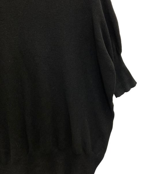 machatt（マチャット）machatt (マチャット) コットンニット ブラック サイズ:FREEの古着・服飾アイテム