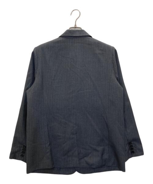 ok.soon（オクスン）ok.soon (オクスン) pinstripe tailored jacket グレー サイズ:FREEの古着・服飾アイテム