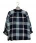 BLUE LABEL CRESTBRIDGE（ブルーレーベルクレストブリッジ）の古着「チェックブラウス」｜ネイビー