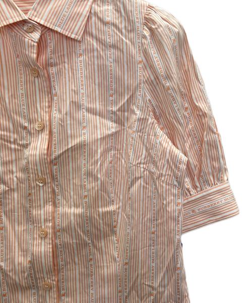 BURBERRY BLUE LABEL（バーバリー ブルー レーベル）BURBERRY BLUE LABEL (バーバリー ブルー レーベル) 半袖シャツ オレンジ サイズ:36の古着・服飾アイテム