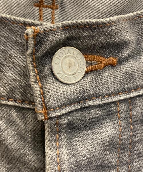 CIOTA（シオタ）CIOTA (シオタ) スビンコットン 13,5oz ストレートデニム グレー サイズ:32の古着・服飾アイテム