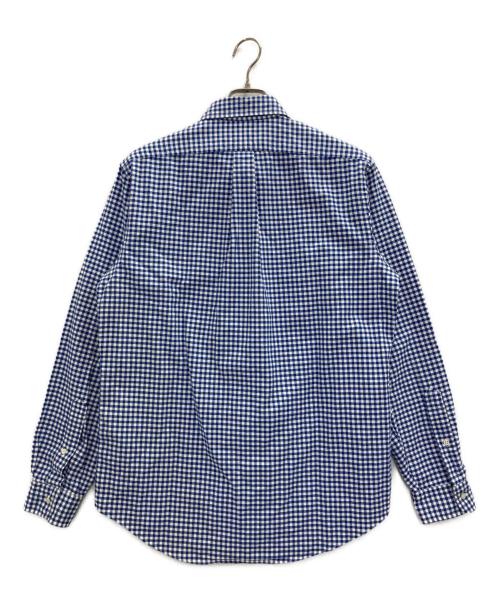 RALPH LAUREN（ラルフローレン）RALPH LAUREN (ラルフローレン) ギンガム オックスフォード シャツ ブルー サイズ:Mの古着・服飾アイテム