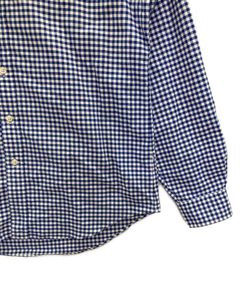 RALPH LAUREN（ラルフローレン）RALPH LAUREN (ラルフローレン) ギンガム オックスフォード シャツ ブルー サイズ:Mの古着・服飾アイテム
