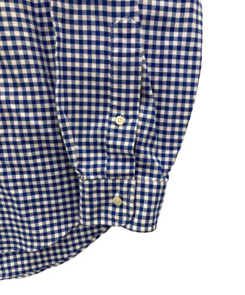 RALPH LAUREN（ラルフローレン）RALPH LAUREN (ラルフローレン) ギンガム オックスフォード シャツ ブルー サイズ:Mの古着・服飾アイテム