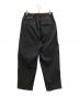 WHITE MOUNTAINEERING (ホワイトマウンテ二アニング) ツイルイージーパンツ ブラック：7000円