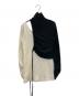 THINGS THAT MATTER (シングスザットマター) CONTRAST HIGH NECK RIB TOPS ホワイト×ブラック サイズ:FREE：6000円