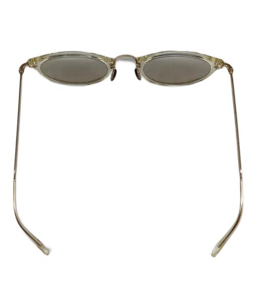 OLIVER PEOPLES（オリバーピープルズ）OLIVER PEOPLES (オリバーピープルズ) サングラス ゴールド×クリア サイズ:49□25-142の古着・服飾アイテム