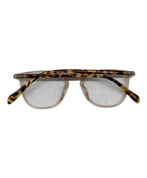OLIVER PEOPLES（オリバーピープルズ）OLIVER PEOPLES (オリバーピープルズ) サングラス ブラウン×クリア サイズ:40□21-145の古着・服飾アイテム