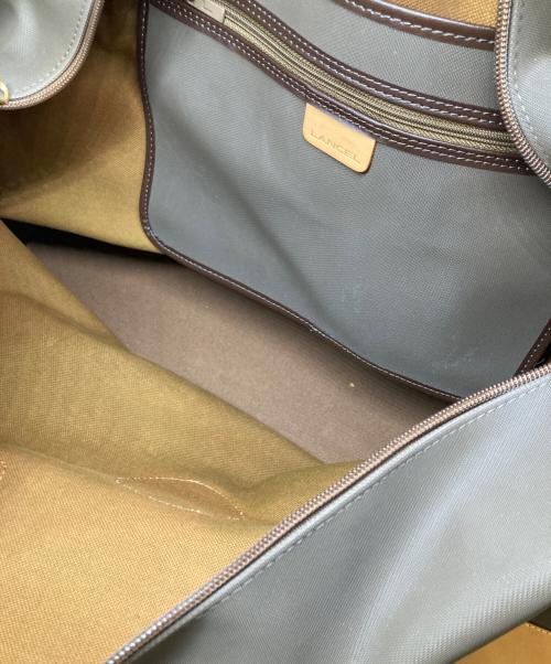LANCEL（ランセル）LANCEL (ランセル) レザーボストンバッグ ブラウンの古着・服飾アイテム