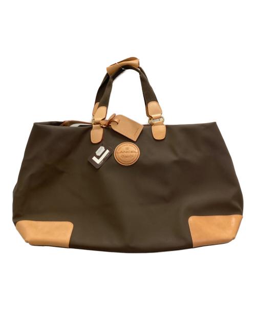 LANCEL（ランセル）LANCEL (ランセル) レザーボストンバッグ ブラウンの古着・服飾アイテム