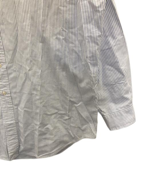 RALPH LAUREN（ラルフローレン）RALPH LAUREN (ラルフローレン) ストライプBDシャツ ブルー サイズ:17－35の古着・服飾アイテム