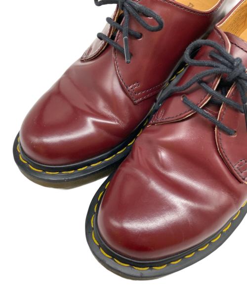 Dr.Martens（ドクターマーチン）Dr.Martens (ドクターマーチン) AMORY 3ホールヒールシューズ レッド サイズ:22㎝の古着・服飾アイテム