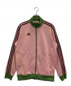 adidasアディダス）の古着「トラックジャケット」｜ピンク