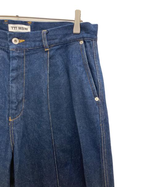TTT MSW（ティー）TTT MSW (ティー) Denim wide pants インディゴ サイズ:Lの古着・服飾アイテム