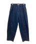 TTT MSW（ティー）の古着「Denim wide pants」｜インディゴ