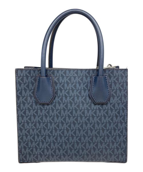MICHAEL KORS（マイケルコース）MICHAEL KORS (マイケルコース) MERCER ショッパートート クロスボディ ブルーの古着・服飾アイテム