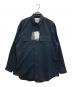 WHITE MOUNTAINEERING（ホワイトマウンテ二アニング）の古着「REGULAR COLLAR SHIRT」｜ネイビー